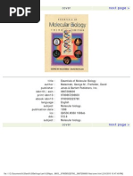 Download Essentials of Molecular Biology by Tuan Lam Ngoc SN257600632 doc pdf