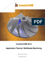Inventorcam 2014 Application Tutorial: Multiblade Machining: ©1995-2013 Solidcam All Rights Reserved