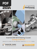 InventorCAM 2014 Turning Mill-Turn Training Course