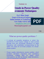 Recent Trends in Power Quality Improvements Techniques