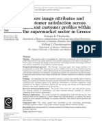 Store Image Attributes and Customer Satisfaction Across Different Customer Profiles Within The Supermarket Sector in Greece