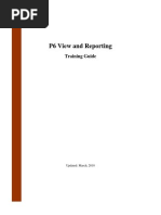 P6 View and Reporting: Training Guide