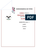 Hidrodinamica - Fisica 2 - Tipon