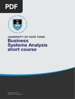 Business Analyses Course