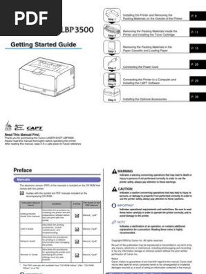 Lbp 3500 Manual Pdf Microsoft Windows Usb