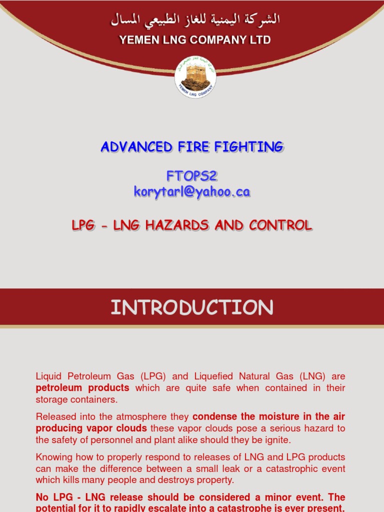 LPG and LNG Hazards Management Guide | PDF | Liquefied Petroleum Gas ...