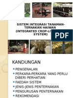 Sistem Integrasi Tanaman-Ternakan Haiwan (Integrated Crop-Livestock System)