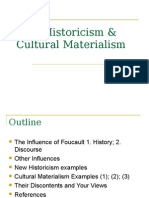 g New Historicism Cultural Materialism (1)