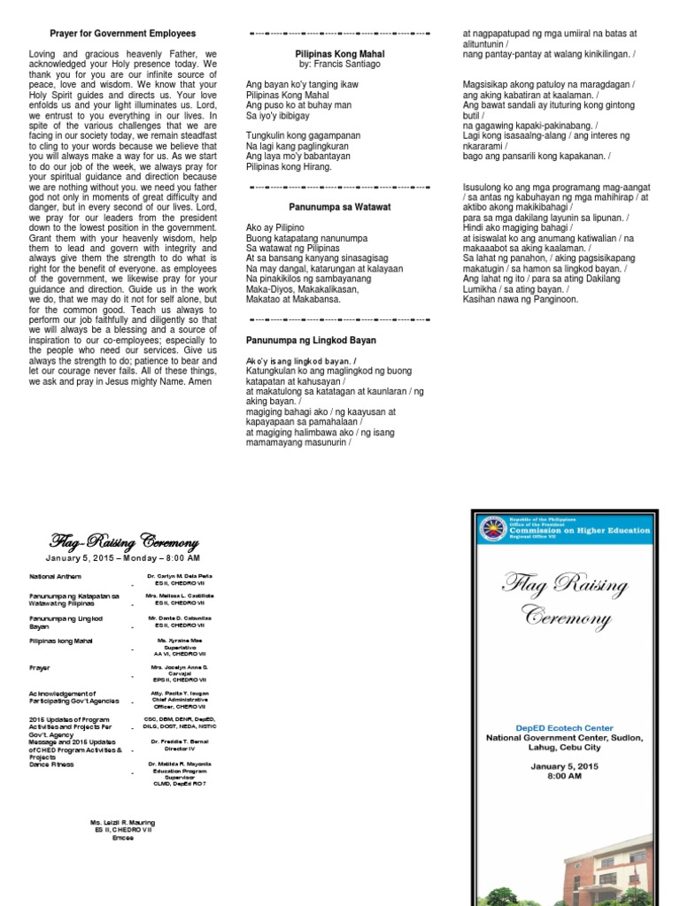 Prayer for Government Employees | PDF | God The Father | Conceptions Of God