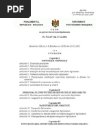 Legea Cu Privire La Serviciul Diplomatic" Nr. 761-XV Din 21 .12.2001