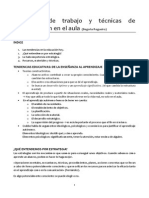 Dinámicas de Trabajo y Técnicas de Comunicación en El Aula Regueiro