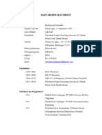 Daftar Riwayat Hidup Ku