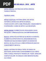 PLANO DE AULAS - 2010