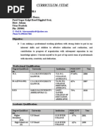 Curriculum-Vitae: Bhavana Mishra