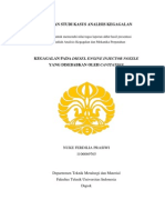 Paper Studi Kasus Fa - Kegagalan Pada Diesel Engine Injector Nozzle Yang Disebabkan Oleh Cavitation