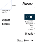 Operating Manual (Deh-8450bt - Deh-7450sd) - Eng-Esp-Por PDF
