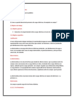 Cargas Eléctricas, Fuerzas y Leyes de la Electroestática