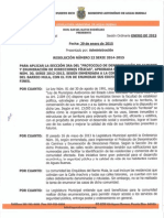 Resolucion Numero 22 Protocolo Denominacion de Caminso Comunidad Las Orquideas