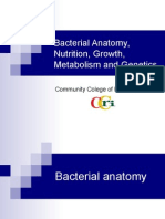 Bacterial Anatomy, Nutrition, Growth, Metabolism and Genetics