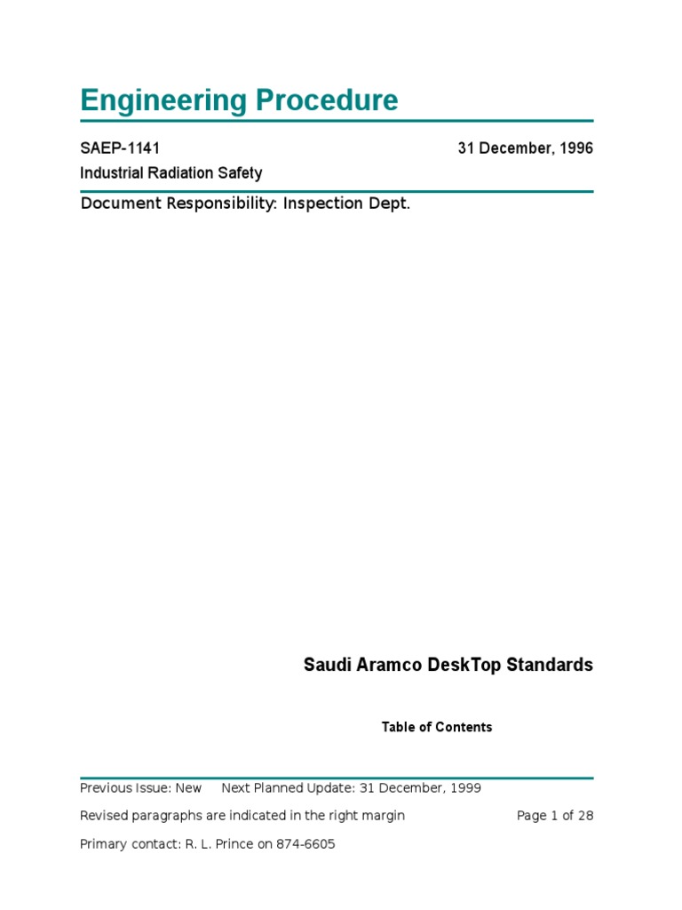 AEP1141 Industrial Radiation Safety | PDF | Ionizing Radiation ...