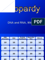 Jeopardy - Dna Rna and Mitosis