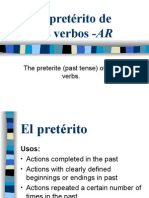 Preterite Arverbs-Practice F