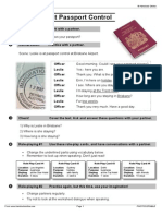 At Passport Control: © Handouts Online