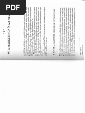 Papp-Váry Árpád: JPÉ Marketing | PDF