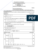 Simulare Matematica Mate-Info 2015 Barem de Corectare