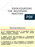 Basic Design Equations For Multiphase Reactors