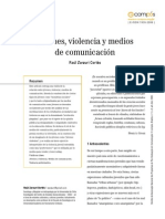 Org Juveniles, Violencia y Medios de Com