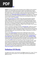Download Article Obesity by firdauswakrado893833 SN25766089 doc pdf