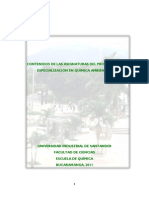 Nuevo Plan de Estudios Especialización Química Ambiental PDF