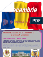 1 Decembrie. Ziua Nationala Romania