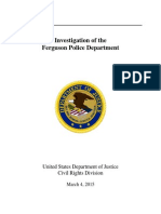 DOJ report: Ferguson Police Department