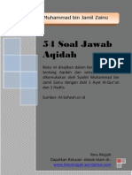 54 Soal Jawab Aqidah