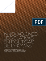 Innovaciones legislativas en políticas de drogas