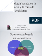 Odontologia Basada en La Evidencia y Toma de Decisiones Uchile 2010