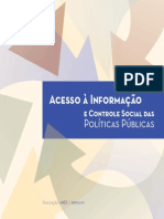 Acesso A Informacao e Controle Social Das Politicas Publicas PDF