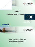Avaliação de Língua Portuguesa no SAEGO