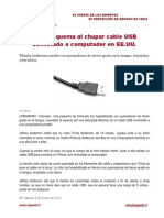 Accidentes con USB