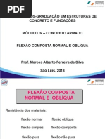 CONCRETO ARMADO - Flexão Composta Normal e Obliqua