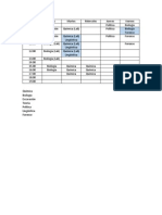 Horario 2014 Segundo Semestre