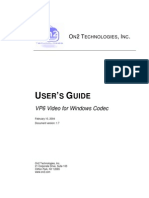 VP6 Video Codec User Guide