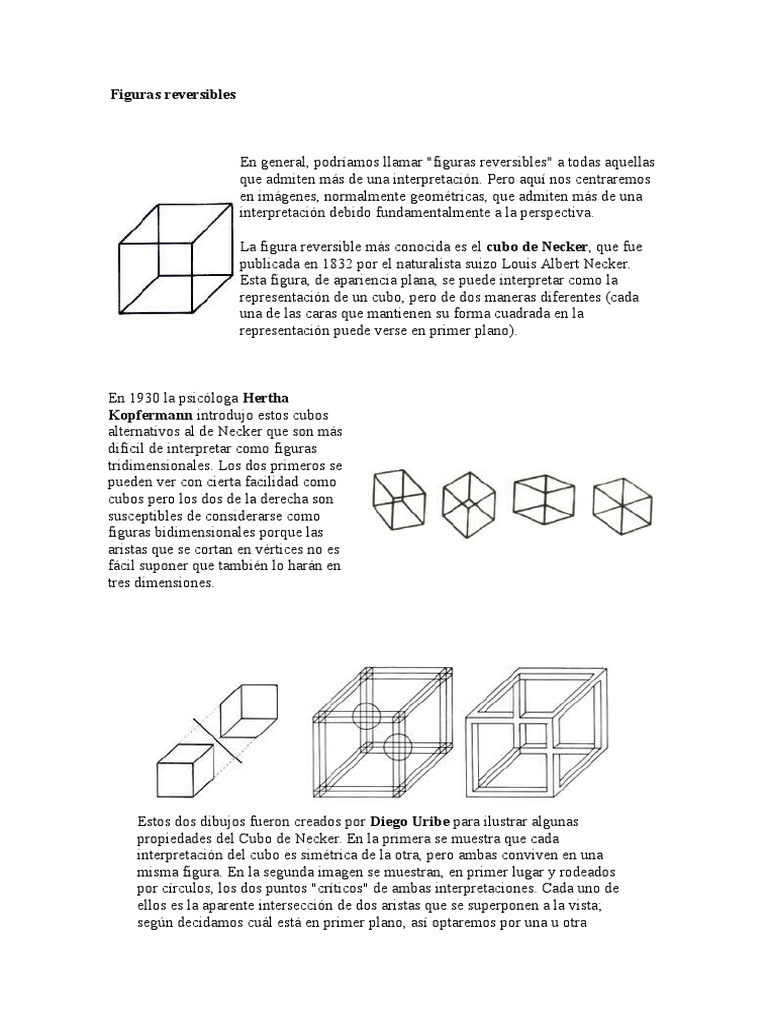 Figuras Reversibles y su Interpretación | PDF