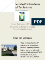 Health Effects To Children From Coal Tar Sealants