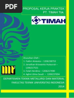 Download Proposal Kerja Praktek PT Timah Persero TbK by aghnos SN257696138 doc pdf