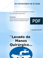 Lavado de Manos Quirurgico