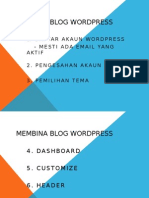 Membina Blog Wordpress