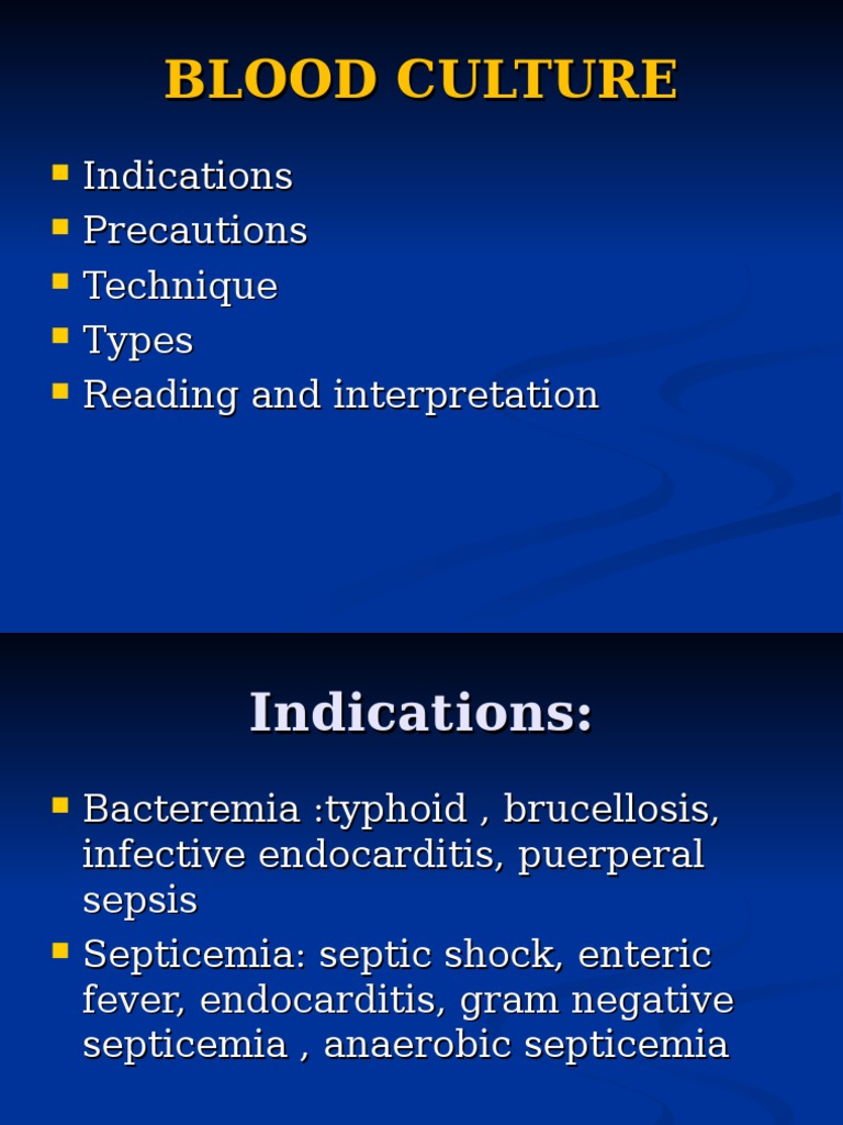 Blood Culture PDF Sepsis Clinical Pathology